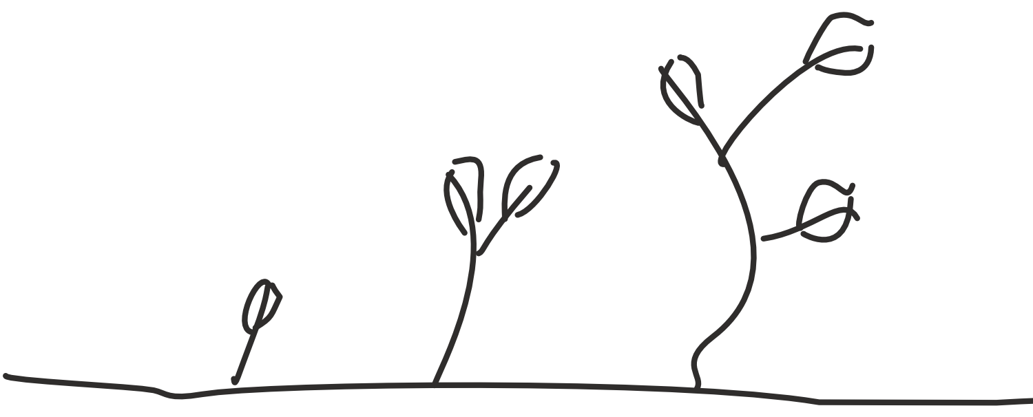 Sleep, creep, leap — plants growing